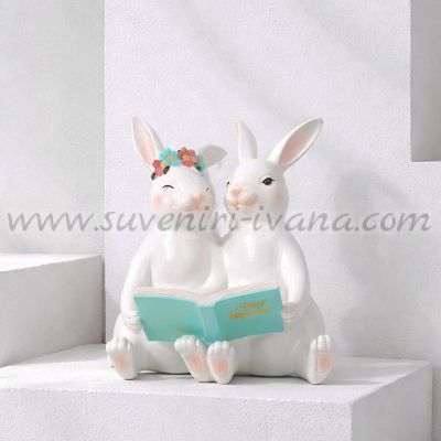 великденски зайчета за декорация с книжка