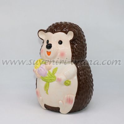 декоративен буркан с формата на таралеж