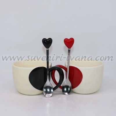 красиви чаши подарък за Свети Валентин