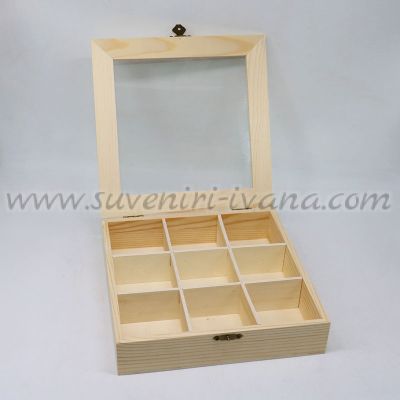 кутия за декупаж, бижута или подправки