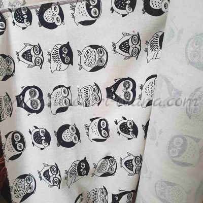 Декоративен плат с бухали – модерен стил