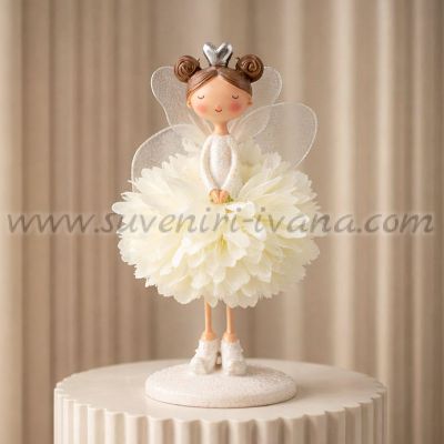 Декоративно ангелче балерина – елегантна фигурка за подарък, модел четири