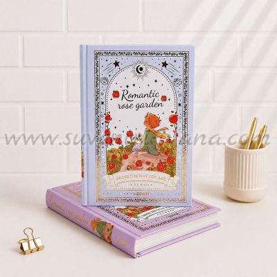 Тефтер Romantic Rose Garden – Малкият принц сред розите, твърди корици, 128 листа