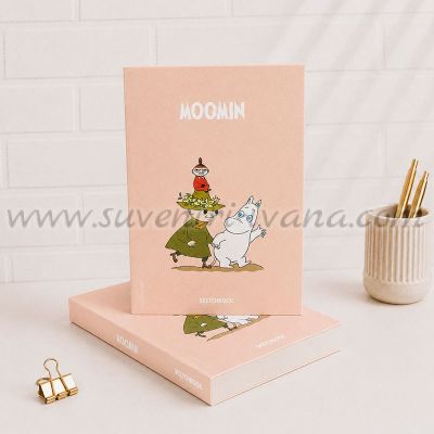 Скечбук Moomin с Мумин и Снусмумрик и Малката Мю