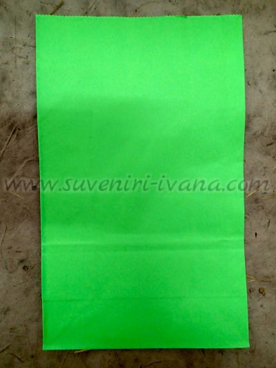 Хартиено пликче с цветен печат 16,0 х 26,0 х 8,0 см.