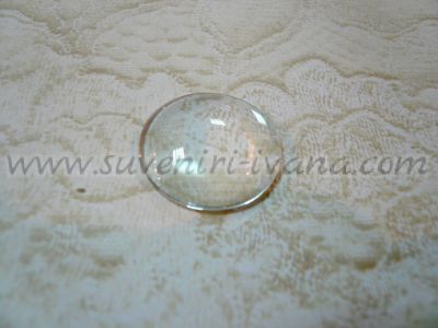 кръгъл стъклен кабошон полусфера за бижута 20 мм стъкло за епокси