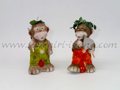 керамични маймунки