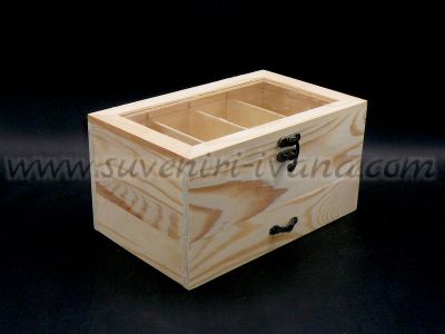 дървена кутия за принадлежности