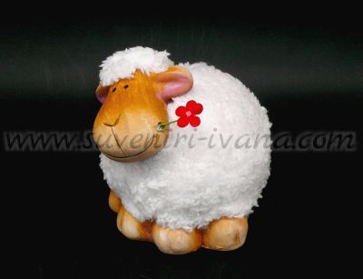керамична овца касичка