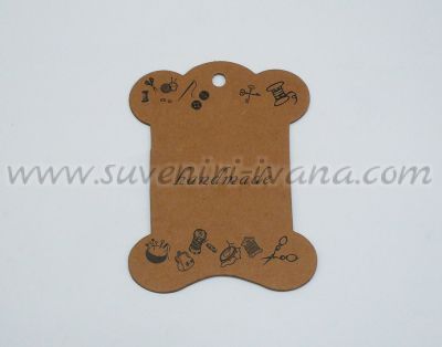 картонен таг handmade