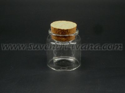 стъклени шишенца коркова тапа